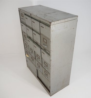 Vintage Industrial Steel Filing Cabinet For Sale At Pamono
