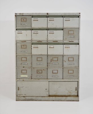 Vintage Industrial Steel Filing Cabinet For Sale At Pamono