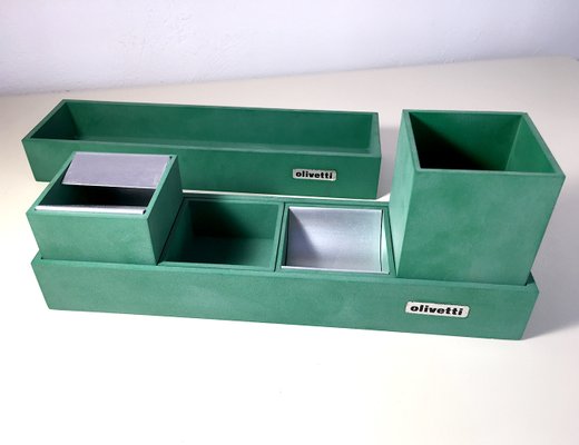 Vintage Modular Desk Set By Bruno Munari For Olivetti 1960s For