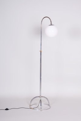 Vintage Chrome Adjustable Floor Lamp From Hynek Gottwald 1930s