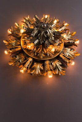 Sunburst Ceiling Lamp 1950s