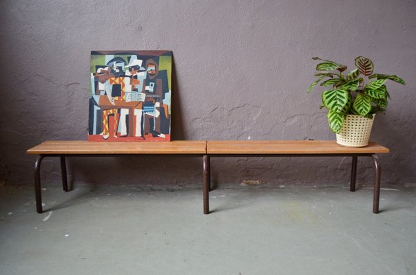 Vintage Industrial School Bench 1950s For Sale At Pamono