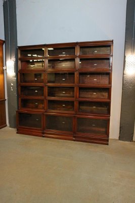 Large Antique Mahogany Cabinet From Globe Wernicke For Sale At Pamono