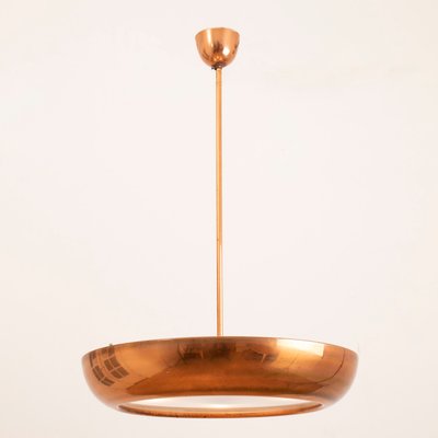 Vintage Copper Pendant Lamp By Josef Hurka For Napako 1940s Copper Pendant Lamp By Josef Hurka