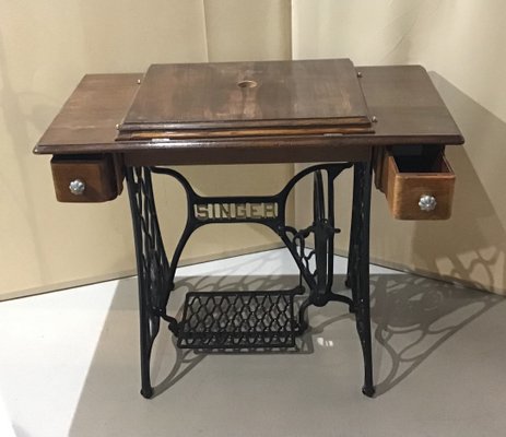 Antique Sewing Table From Singer 1910s For Sale At Pamono