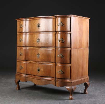 Antique Solid Oak Chest For Sale At Pamono