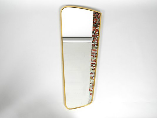 Mid Century Modern Mosaic Wall Mirror With Shelf From Münchener Mid Century Modern Mosaic Wall Mirror
