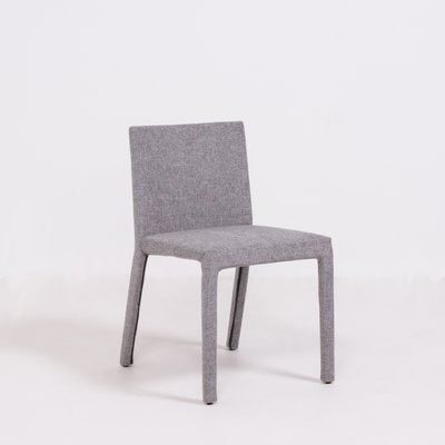 Grey Fabric Dining Chairs By Carlo Colombo For Poliform 2000s Set Of 8 At Pamono Grey Fabric Dining Chairs By Carlo, Grey Fabric Dining Chairs With Arms