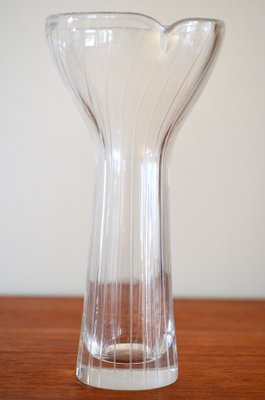 Finnish Glass Vase by Tapio Wirkkala for Littala, 1957 for sale at Pamono