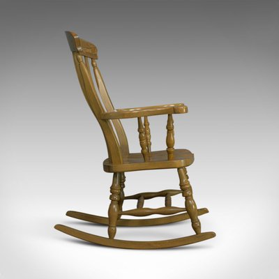 Vintage Beech Windsor Rocking Chair For Sale At Pamono