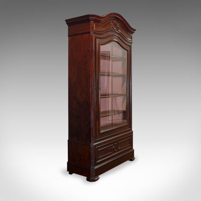 Antique Victorian Mahogany Vitrine Cabinet For Sale At Pamono