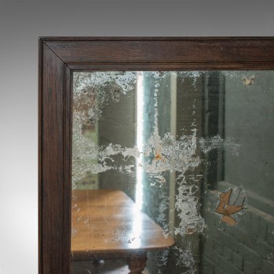 Antique Victorian English Oak Mirror For Sale At Pamono