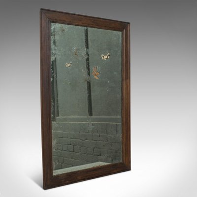 Antique Victorian English Oak Mirror For Sale At Pamono
