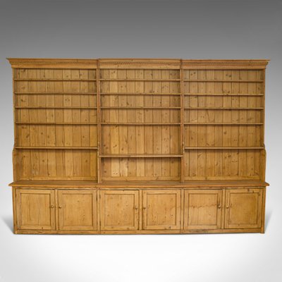 Large Antique Victorian Pine Bookcase For Sale At Pamono