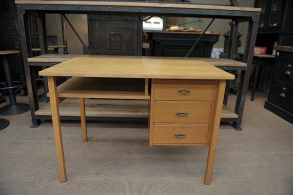 Oak Veneer Bureau Desk 1950s For Sale At Pamono