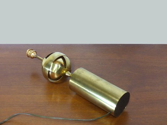 Lampe De Bureau Ancienne En Laiton – à Restaurer