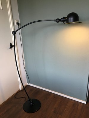 Vintage Industrial Floor Lamp By Jean Louis Domecq For Jielde