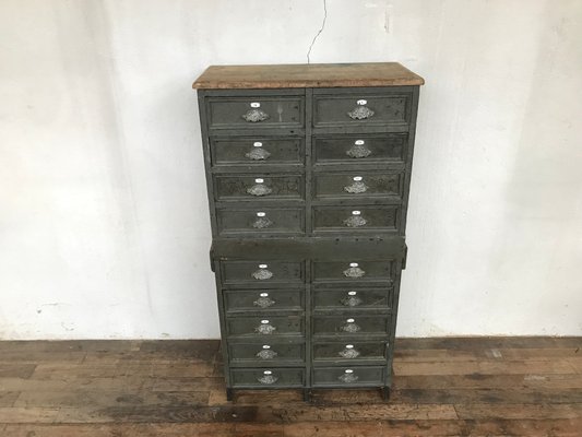 Vintage Industrial Metal Filing Cabinet For Sale At Pamono