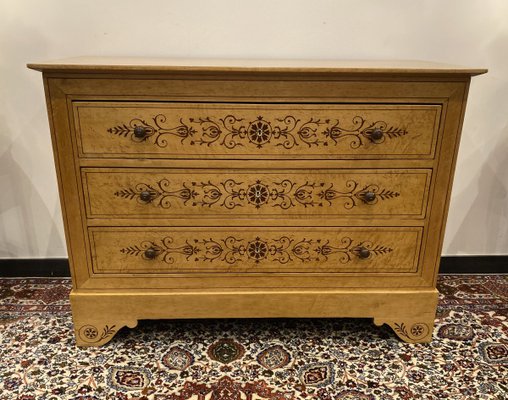Antique Burr Maple Dresser For Sale At Pamono