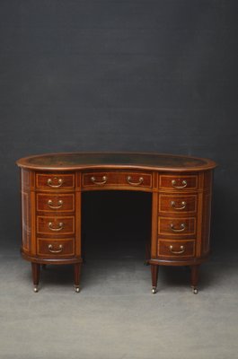 Antique Edwardian Mahogany Desk For Sale At Pamono