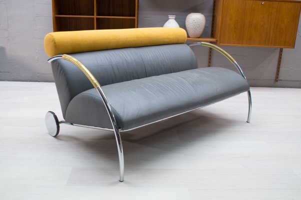 German Leather Sofa By Peter Maly For Cor 1980s At Pamono Leather Sofa By Peter Maly For Cor