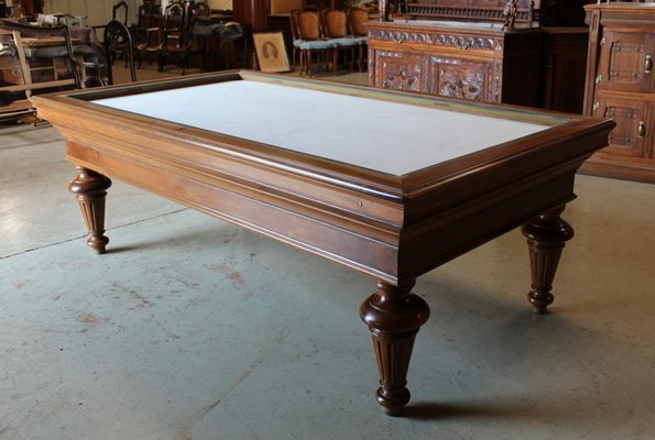 Antique French Walnut Billiard Table For Sale At Pamono
