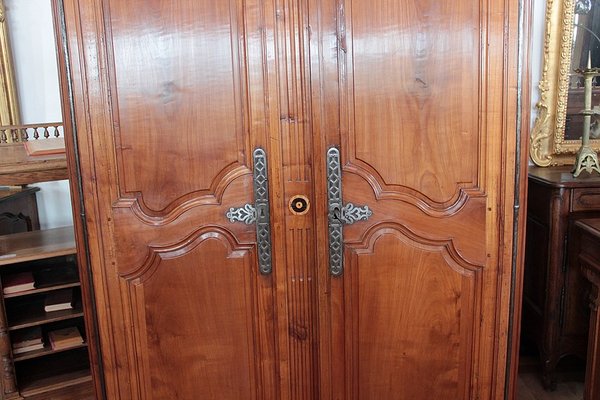 Cherry wood storage cabinet discount