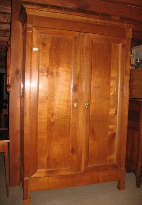Antique Directoire Style Birch Wardrobe For Sale At Pamono