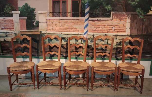 Antique cherry dining chairs online