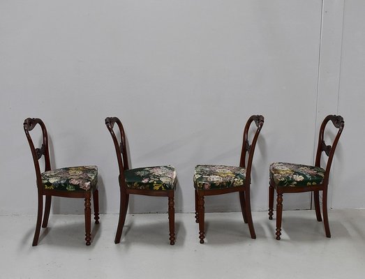 Small Antique Louis Philippe Dining Chairs Set Of 4 For At Louis Philippe Dining Chairs Set