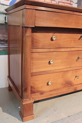 Antique cherry dresser with mirror deals