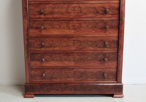 Antique Burl Mahogany Veneer Dresser for sale at Pamono