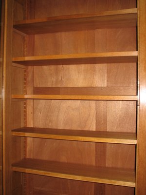 Vintage Oak Library Bookcase 1950s For, Vintage Library Bookcase