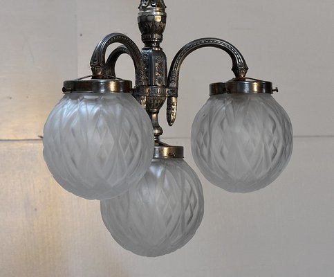 Small Vintage Art Deco Chandelier