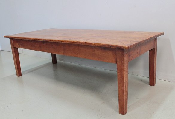 19th Century Rustic Ashwood Coffee, Rustic Wooden Round Dining Table 147cm