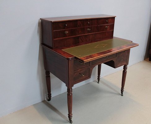 Antique Mahogany Desk For At Pamono, Antique Mahogany Desk With Drawers