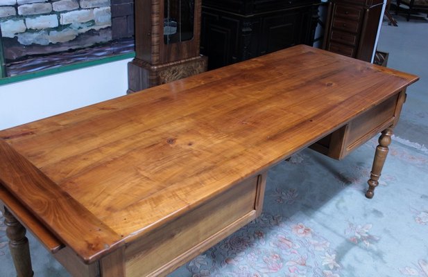 Antique Cherry Wood Desk for sale at Pamono