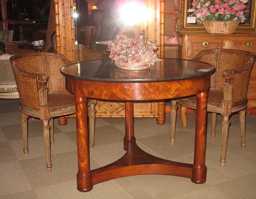 Antique Empire Mahogany Coffee Table 1810
