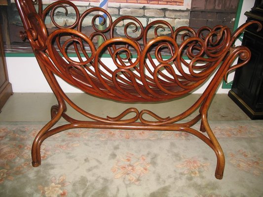 Vintage Beech Crib, 1920s for sale at Pamono