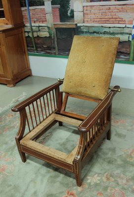 Vintage Mahogany And Rosewood Morris Armchair For Sale At Pamono