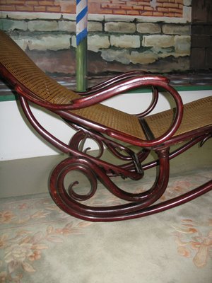 Antique wrought iron chaise lounge deals