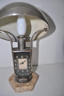 Hungarian Clock Table Lamp From Mofem 1930s For At Pamono Clock Table Lamp From Mofem 1930s