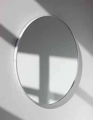 Small White Orbis Round Wall Mirror By Alguacil Perkoff Ltd For Small White Orbis Round Wall Mirror By