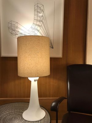 plaster floor lamp
