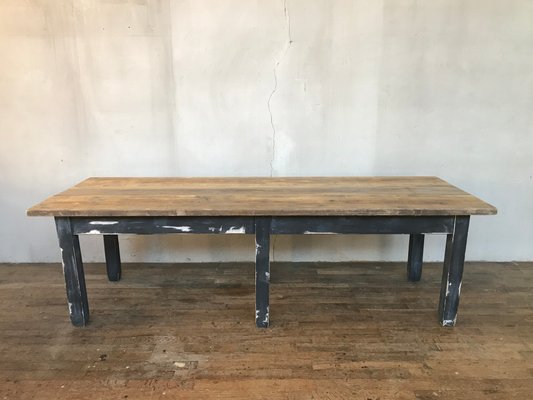 Mid Century Rustic Farm Table For Sale At Pamono
