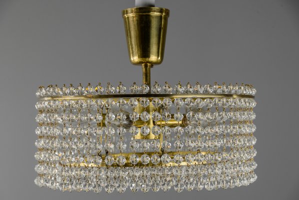 Austrian Crystal Glass Chandelier by J. & L. Lobmeyr for Lobmeyr