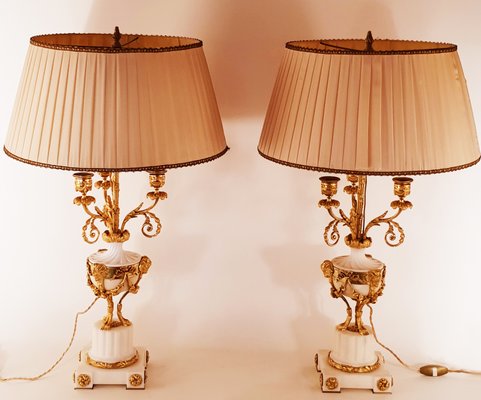Antique Table Lamps, Set of 2 for sale 