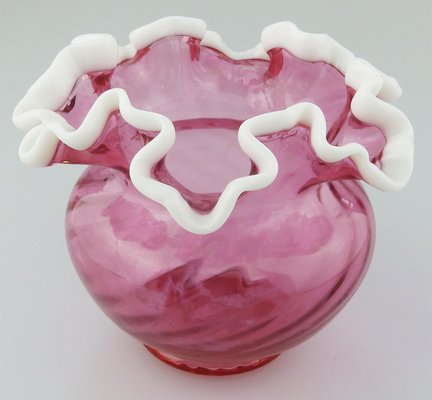 Cranberry Glass Vase From Fenton 1939 For Sale At Pamono
