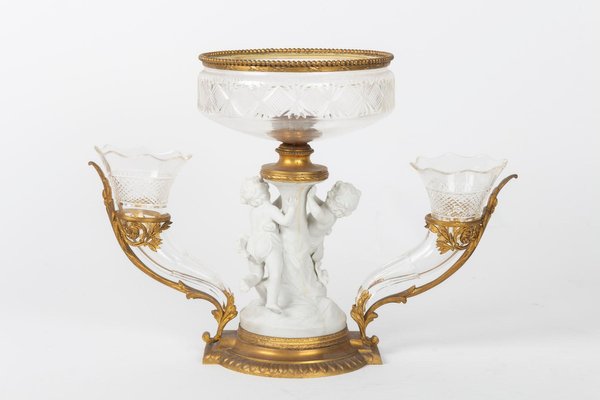 Antique Engraved Crystal Vase For Sale At Pamono