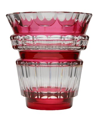 Bolero Crystal Vase By Charles Graffart For Val Saint Lambert